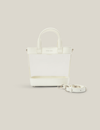 The Clear Tote - White