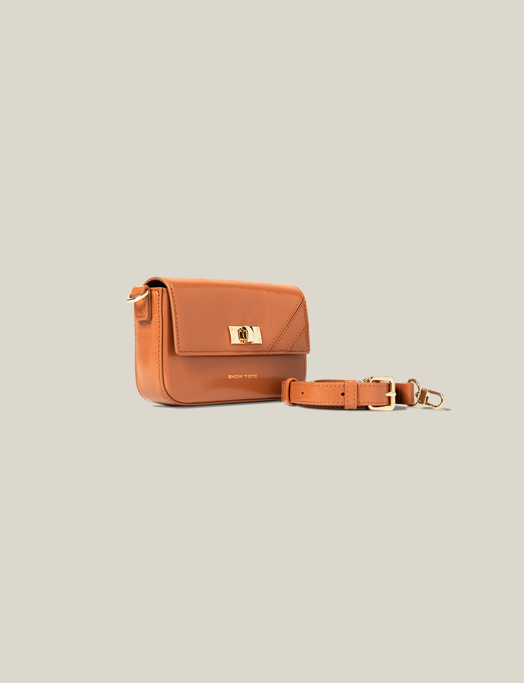 The Mini Camera - Saddle Brown