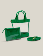 The Clear Tote - Green