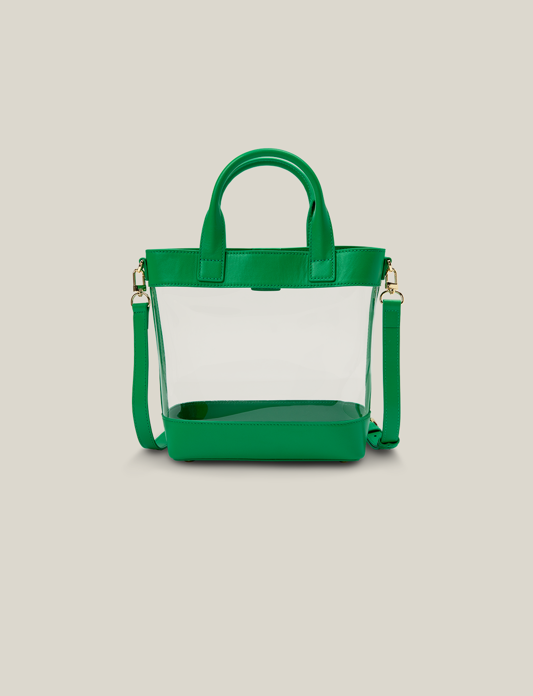 The Clear Tote - Green