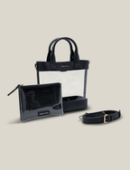The Clear Tote - Navy