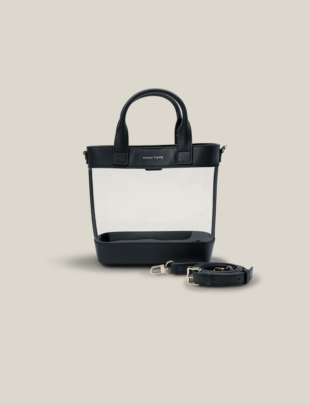 The Clear Tote - Navy