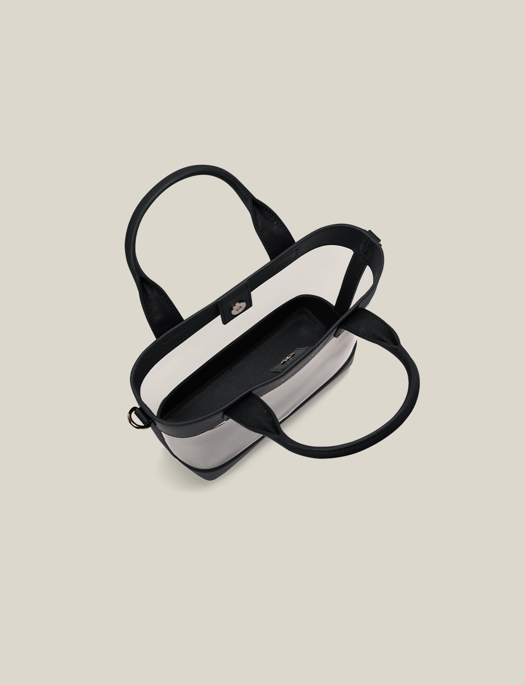 The Clear Tote - Navy