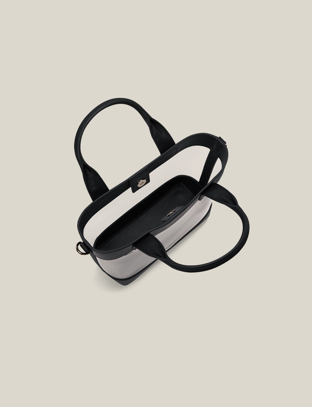 The Clear Tote - Navy