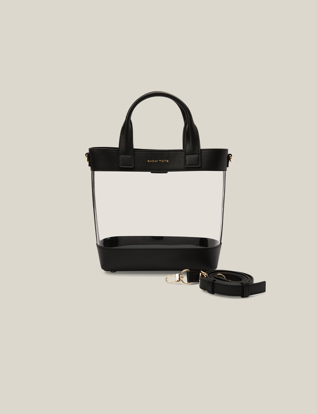 The Clear Tote - Black