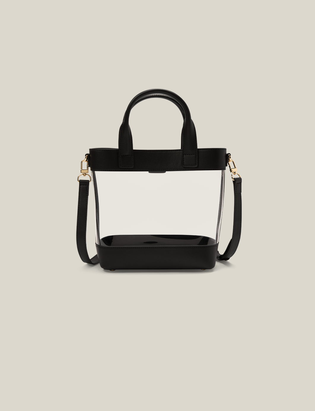 The Clear Tote - Black