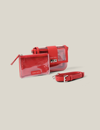 The Clear Envelope - Lipstick Red