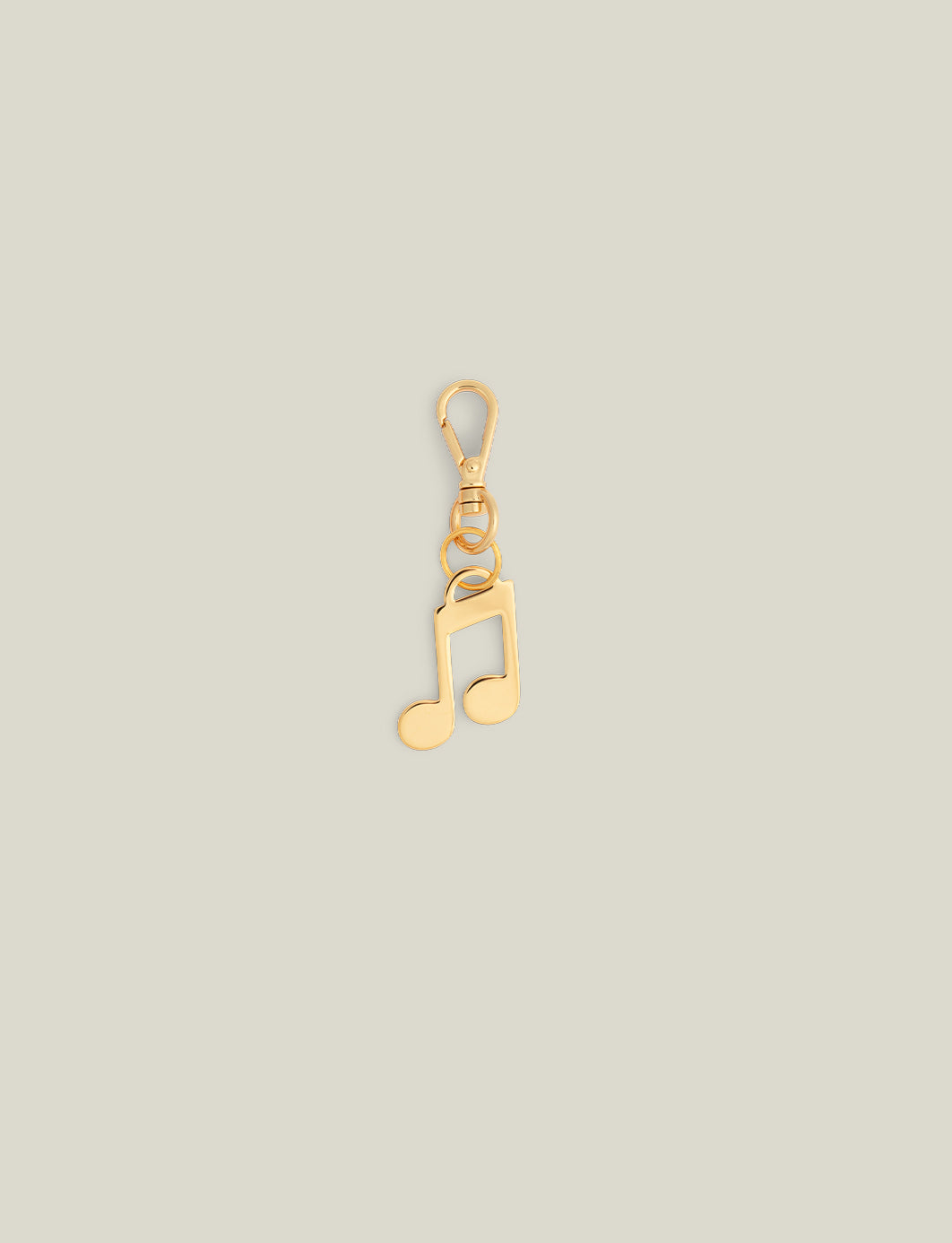 The Music Note Charm - Gold