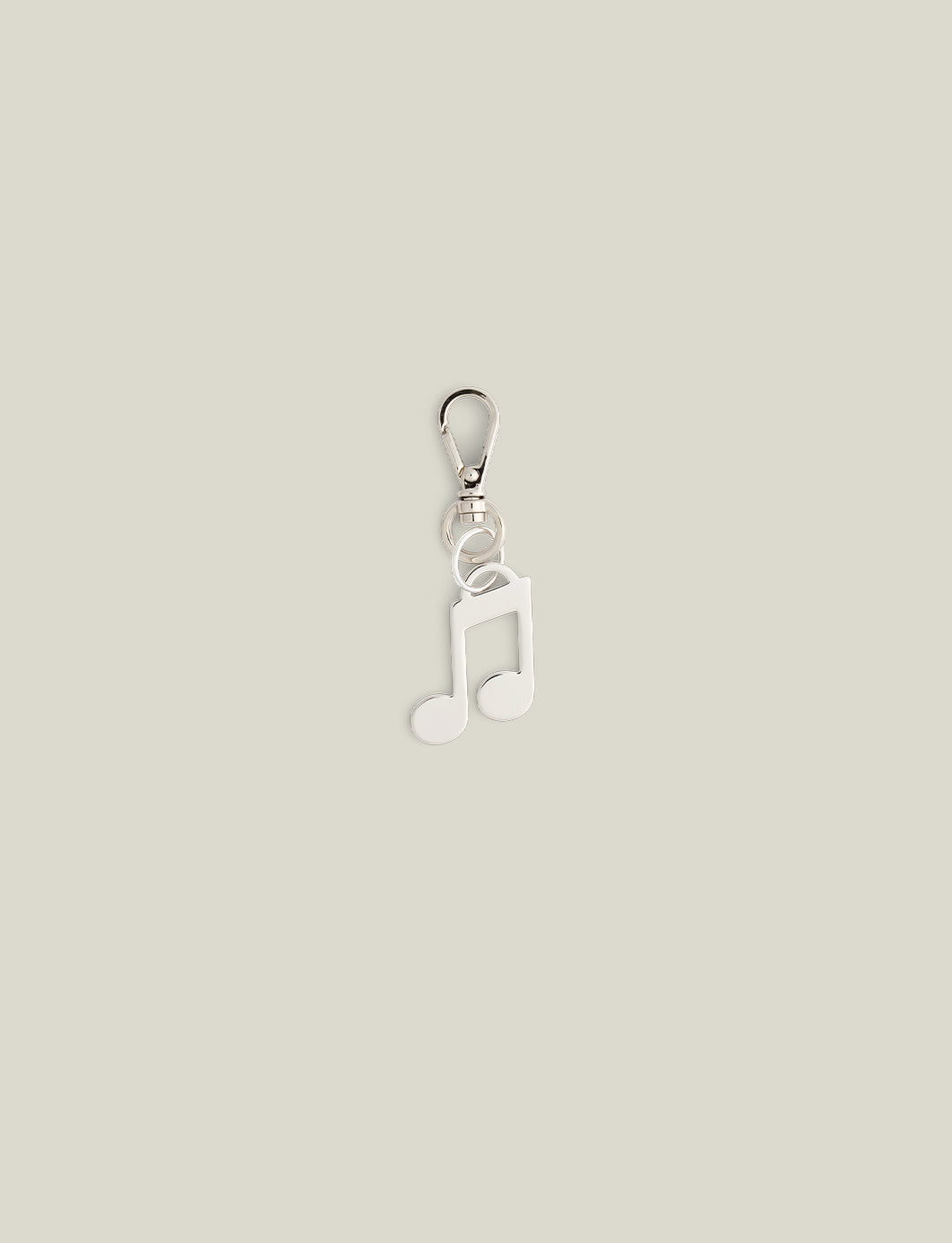 The Music Note Charm - Nickel