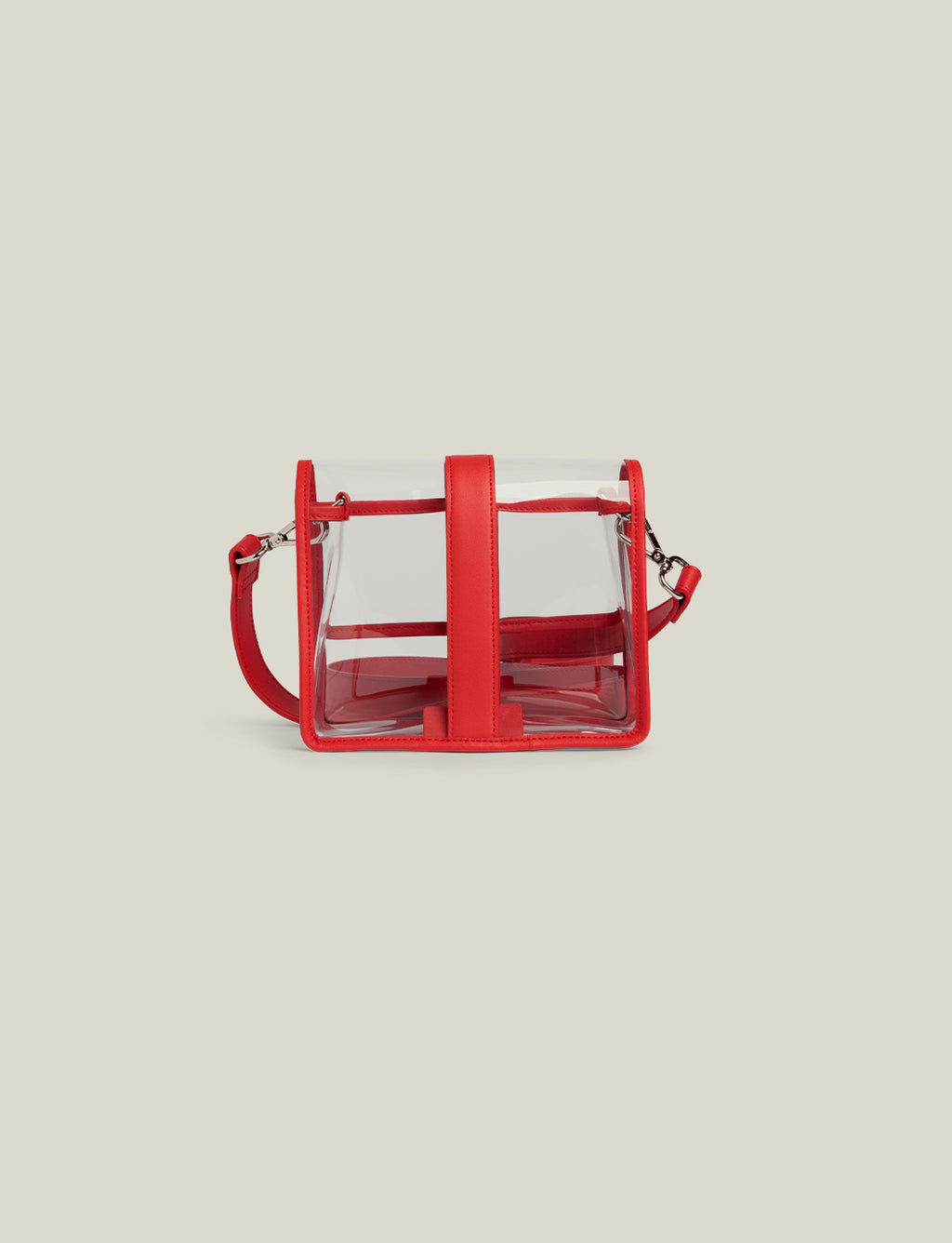 The Clear Envelope - Lipstick Red