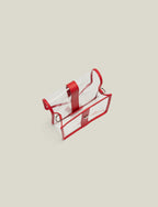 The Clear Envelope - Lipstick Red