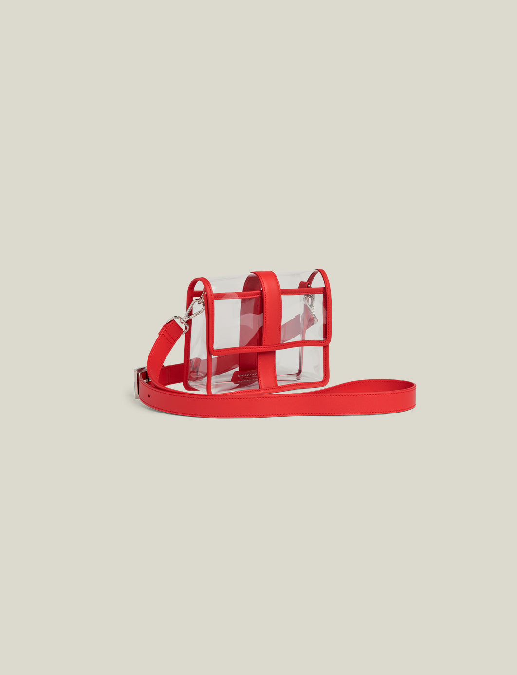 The Clear Envelope - Lipstick Red