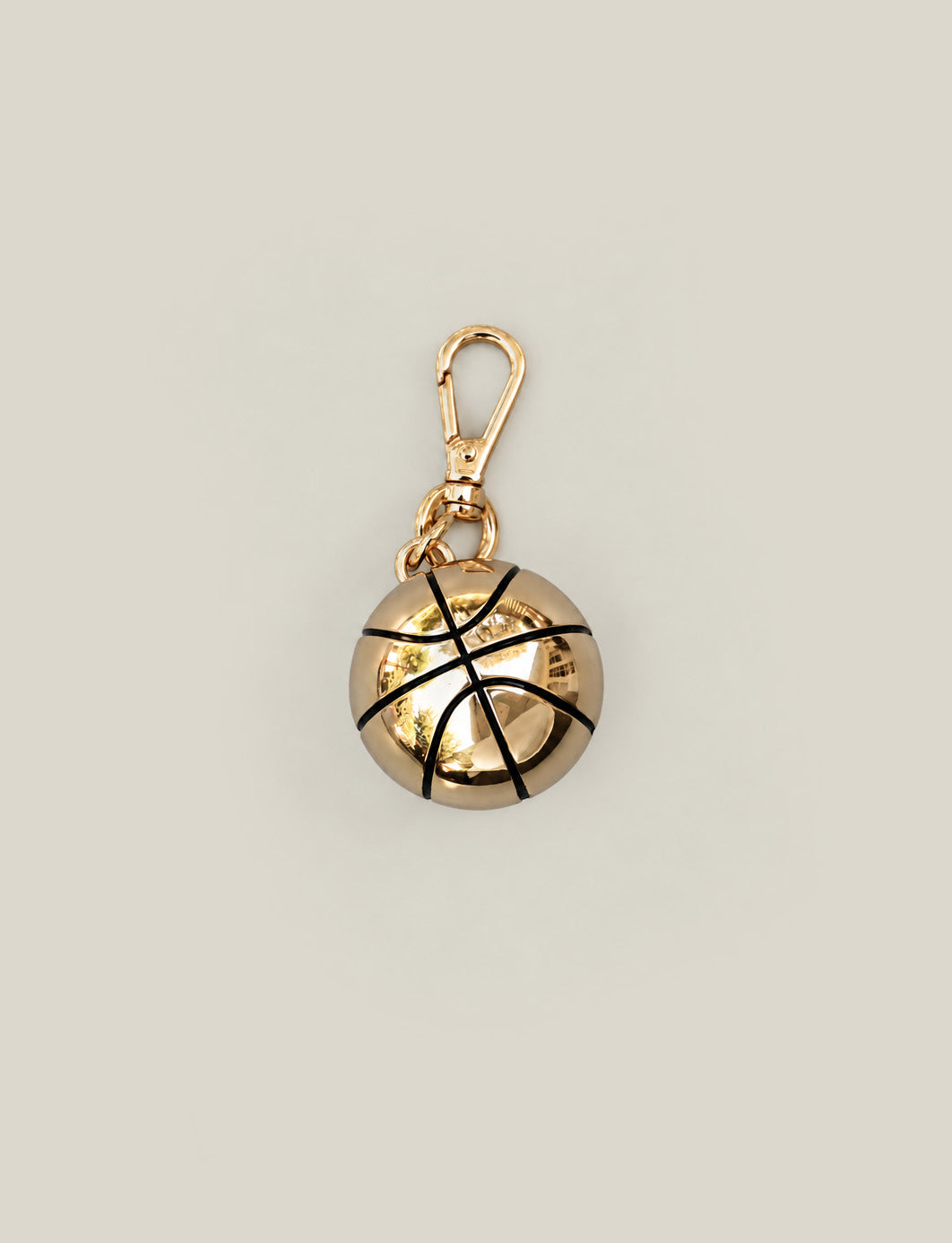 Basketball Charm - Gold