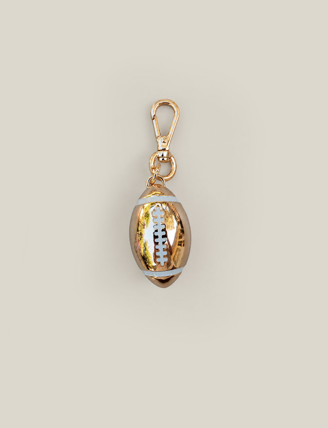 Football Charm - Gold