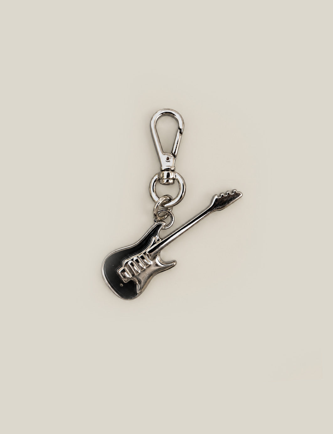Guitar Charm - Silver